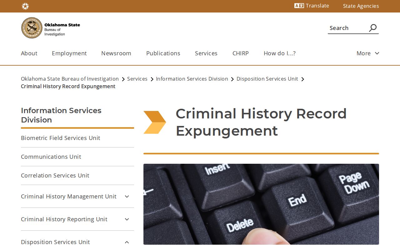 Oklahoma expungement rules affecting Noble County released mugshots