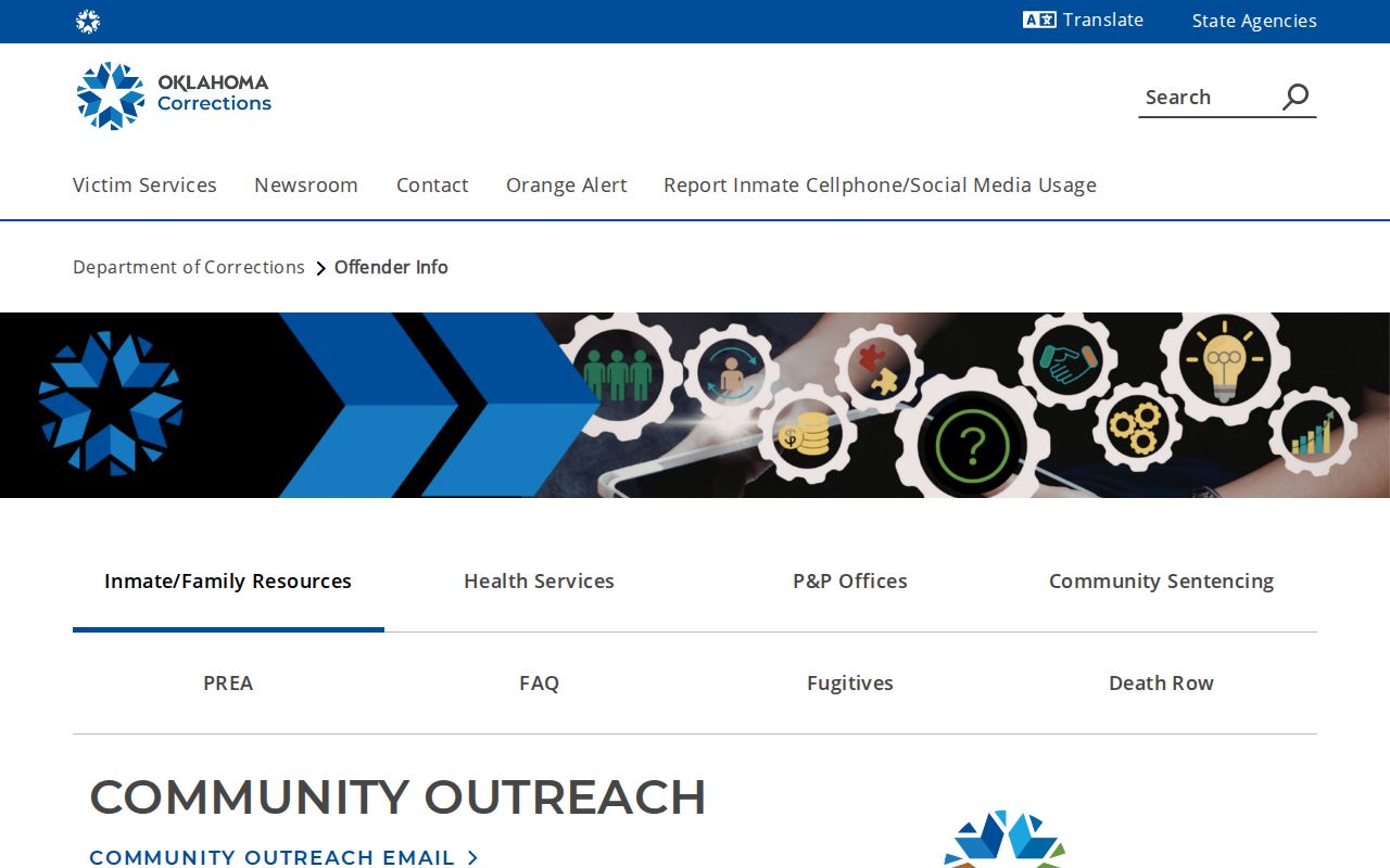 Oklahoma DOC release record limits for Noble County searches